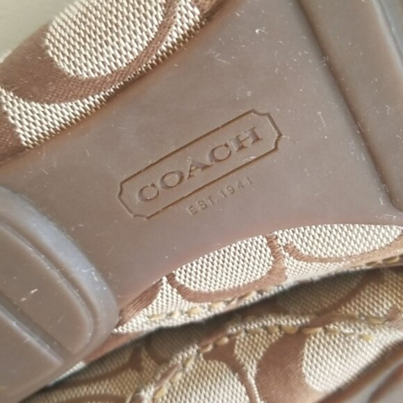 Coach Pauleen Loafer Signature Canvas Patent Size 7 - Picture 10 of 10